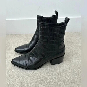 Vagabond Marja embossed  leather boots
